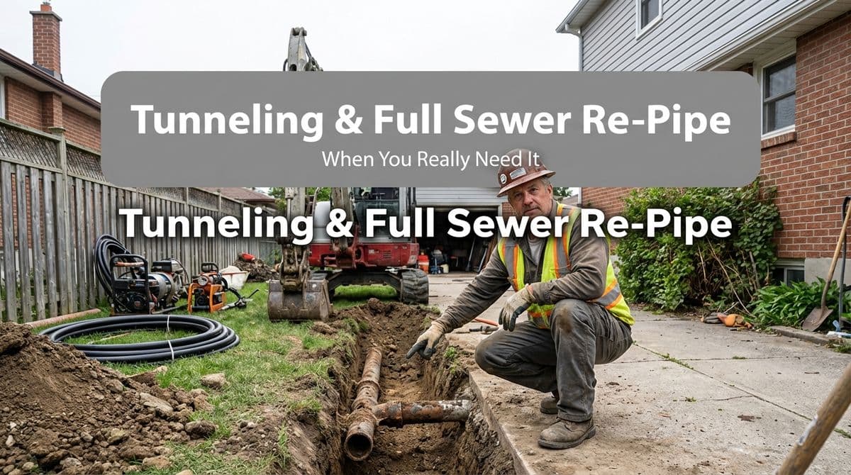 Featured post - Tunneling & Full Sewer Re-Pipe: When You Really Need It